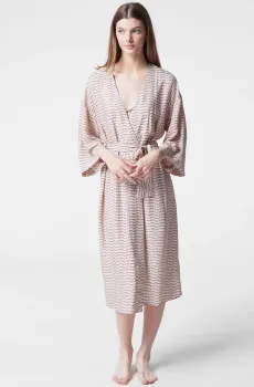 Женский пеньюар с узором TIERRA Разноцветный S Etam 6535192