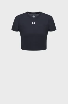 Детская черная футболка UA CROP SPORTSTYLE LOGO SS Черный 7 Under Armour 1380878-001