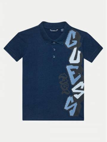 Guess Поло L4GP02 K8GA0 Cиній Regular Fit Guess Поло L4GP02 K8GA0 Cиній Regular Fit