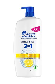 Шампунь и бальзам-ополаскиватель для волос 2 в 1 Head & Shoulders Citrus Fresh Цитрусовая свежесть, против перхоти, 800 мл