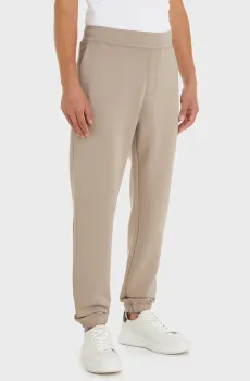 Мужские бежевые спортивные брюки COLOR EMBOSSED LOGO Бежевый XL Calvin Klein K10K112688