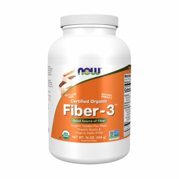 Клетчатка-3 NOW Foods Certified Organic Fiber-3 в порошке, 454 г Клетчатка-3 NOW Foods Certified Organic Fiber-3 в порошке, 454 г