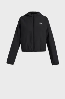 Детская черная ветровка UA Rival Woven HD Jacket Черный 8 Under Armour 6004181-004