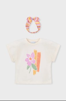 Детская хлопковая футболка Mayoral