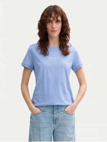 Tom Tailor Футболка 1045543 Голубий Regular Fit Tom Tailor Футболка 1045543 Голубий Regular Fit