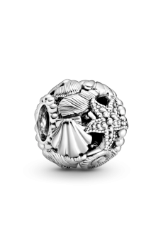 Намистина "Морська зірка, мушлі та сердечка"