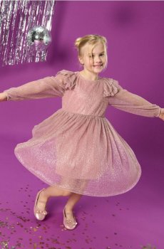 Сукня babydoll - пильно-рожевий