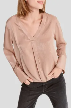 Женская бежевая блуза Бежевый XS DKNY P3AANQDA