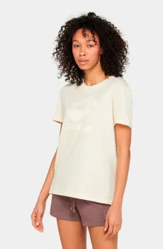 Женская белая футболка SMART W IV TEE Белый S Lotto 218230/086