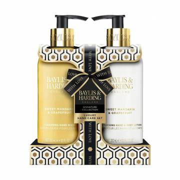 Набор для ухода за телом Baylis & Harding Sweet Mandarin & Grapefruit (мыло для рук, 300 мл + лосьон для рук и тела, 300 мл)