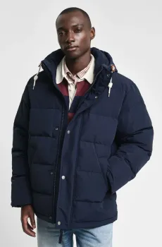 Мужской темно-синий пуховик HEAVY DOWN JACKET Синий L Gant 7006465