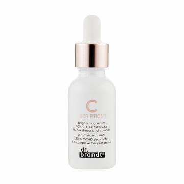 Осветляющая сыворотка для лица Dr. Brandt C Scription Brightening Serum с витамином С, 30 мл Осветляющая сыворотка для лица Dr. Brandt C Scription Brightening Serum с витамином С, 30 мл