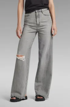 Женские светло-серые джинсы Deck 2.0 High Loose Серый 27-30 G-Star RAW D23591,D490