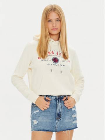 Guess Jeans Світшот W4BQ20 KC811 Бежевий Regular Fit Guess Jeans Світшот W4BQ20 KC811 Бежевий Regular Fit