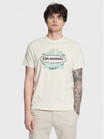 Guess Футболка Logo M3GI61 K9RM1 Écru Slim Fit Guess Футболка Logo M3GI61 K9RM1 Écru Slim Fit