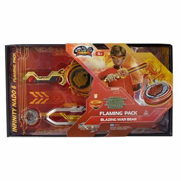 Дзиґа Infinity Nado VI Flaming Pack Палаючий Бойовий Ведмідь (EU654142) Дзиґа Infinity Nado VI Flaming Pack Палаючий Бойовий Ведмідь (EU654142)