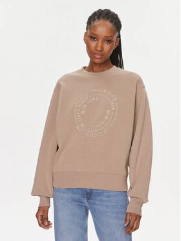 Calvin Klein Світшот Tonal K20K205712 Бежевий Relaxed Fit Calvin Klein Світшот Tonal K20K205712 Бежевий Relaxed Fit
