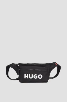 Мужская черная поясная сумка Черный ONESIZE HUGO 50513034;001