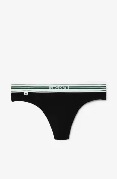 Женские черные трусы Черный S Lacoste 8F5198031