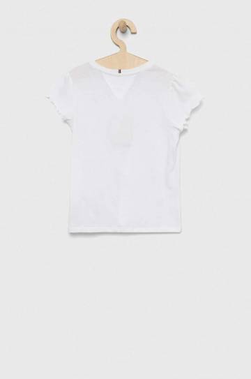 Детская футболка Tommy Hilfiger цвет белый