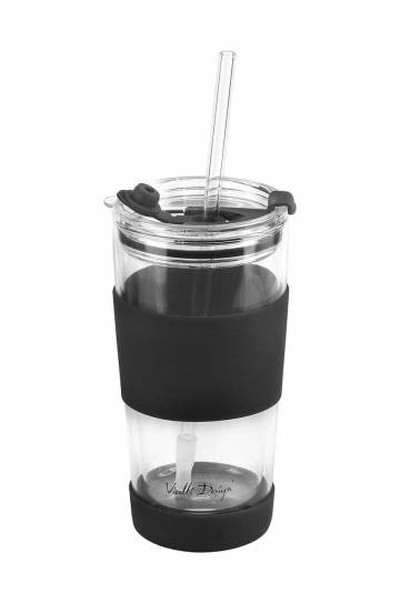 Термокружка с трубочкой Vialli Design Fuori 600 ml Термокружка с трубочкой Vialli Design Fuori 600 ml