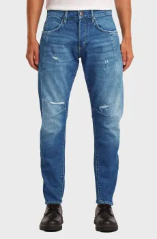 Мужские синие джинсы Contor 3D Slim Синий 31-32 G-Star RAW D27222,E106