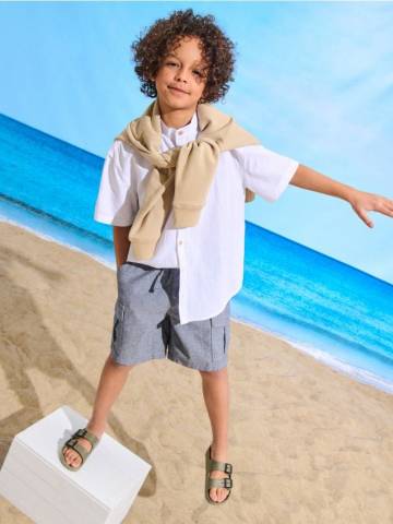 BOYS` SHORTS - темно-синій BOYS` SHORTS - темно-синій