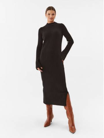 United Colors Of Benetton Трикотажна сукня 1044DV014 Чорний Straight Fit United Colors Of Benetton Трикотажна сукня 1044DV014 Чорний Straight Fit