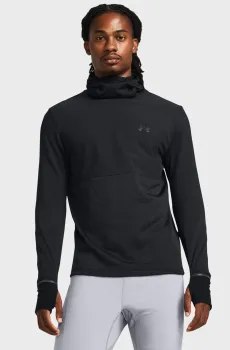 Мужское черное худи QUALIFIER COLD HOODY Черный XL Under Armour 1379306-001