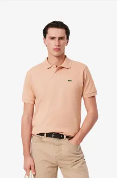 Мужское бежевое поло Бежевый L Lacoste L1212ZIH