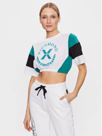 John Richmond Футболка UWP23125TS Білий Cropp Fit John Richmond Футболка UWP23125TS Білий Cropp Fit