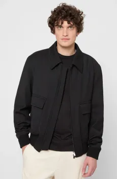 Мужская черная куртка Черный 48 BOSS 50547088;001