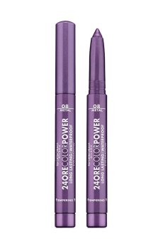 Тени-карандаш для глаз Deborah 24Ore Color Power Eyeshadow 08 Deep Purple, 1.4 г