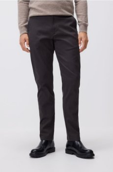 Reserved - Картаті штани-чиноси - темно коричневий - 262BK-89P