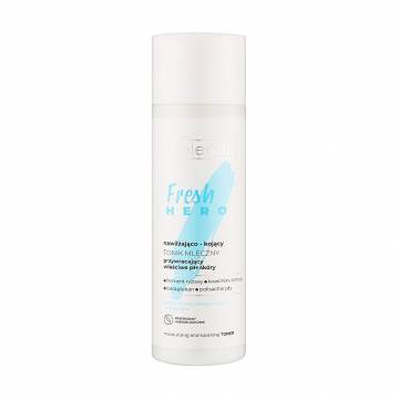 Увлажняющий и успокаивающий молочный тоник для лица Bielenda Fresh Hero Moisturizing And Soothing Toner, 200 мл Увлажняющий и успокаивающий молочный тоник для лица Bielenda Fresh Hero Moisturizing And Soothing Toner, 200 мл
