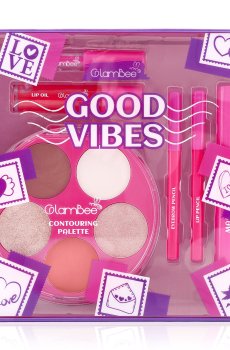 Уценка! Подарочный набор декоративной косметики GlamBee Good Vibes, 6 предметов