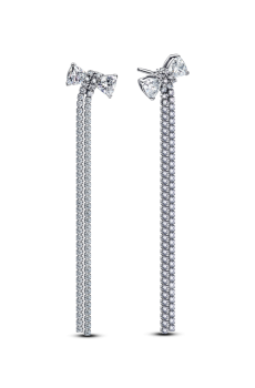 Сережки "Бант з паве"