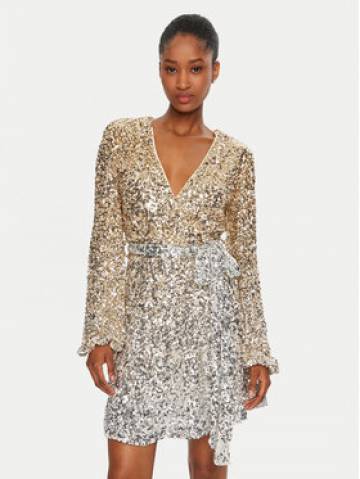 BARDOT Коктейльна сукня 59110DB2 Золотий Regular Fit BARDOT Коктейльна сукня 59110DB2 Золотий Regular Fit