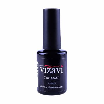 Матовый топ для гель-лака Vizavi Professional Top Coat Matte без липкого слоя VTC-13, 12 мл Матовый топ для гель-лака Vizavi Professional Top Coat Matte без липкого слоя VTC-13, 12 мл