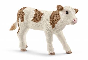 Ігрова фігурка Schleich Теля Симентальської породи (13802) Ігрова фігурка Schleich Теля Симентальської породи (13802)