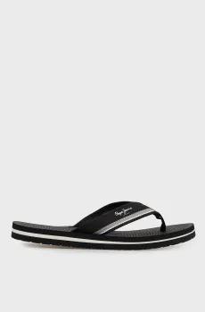 Мужские черные вьетнамки WEST BOAT M Черный 42 Pepe Jeans PMS700021