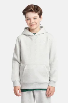 Детское серое худи BRUSH BACK SMALL LOGO Серый 15-16Y New Balance LAKB0003AHH