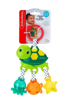 Навесная игрушка Infantino Морская черепашка, 14*5*27.5 см, с рождения (316188I)