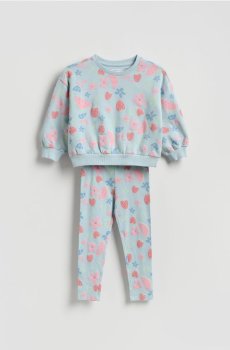 Reserved - Бавовняний комплект - блідо-блакитний - 018JF-05X