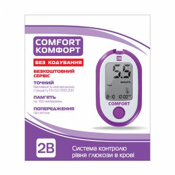 Глюкометр 2B Comfort Глюкометр 2B Comfort