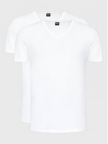 Boss Набір з 2 футболок Modern 50475292 Білий Slim Fit Boss Набір з 2 футболок Modern 50475292 Білий Slim Fit