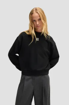 Женский черный свитшот Черный S HUGO 50527463;001