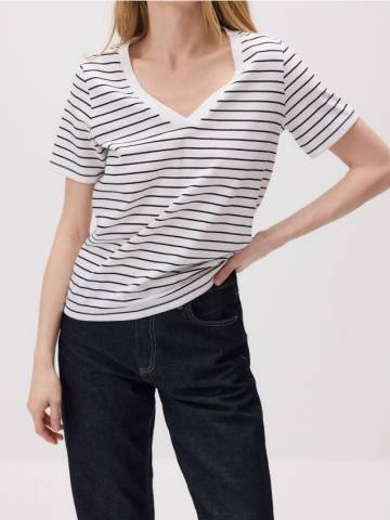 Reserved - LADIES` T-SHIRT - різнобарвний - ZS218-MLC Reserved - LADIES` T-SHIRT - різнобарвний - ZS218-MLC