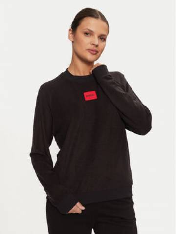 Hugo Светр Snoozie 50523414 Чорний Regular Fit Hugo Светр Snoozie 50523414 Чорний Regular Fit