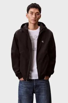 Мужская черная ветровка RIPSTOP HARRINGTON Черный S Calvin Klein Jeans LV04RE516G